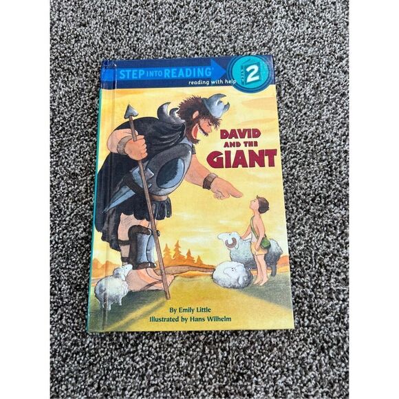 David and the Giant Step into Reading hardback - Picture 1 of 3